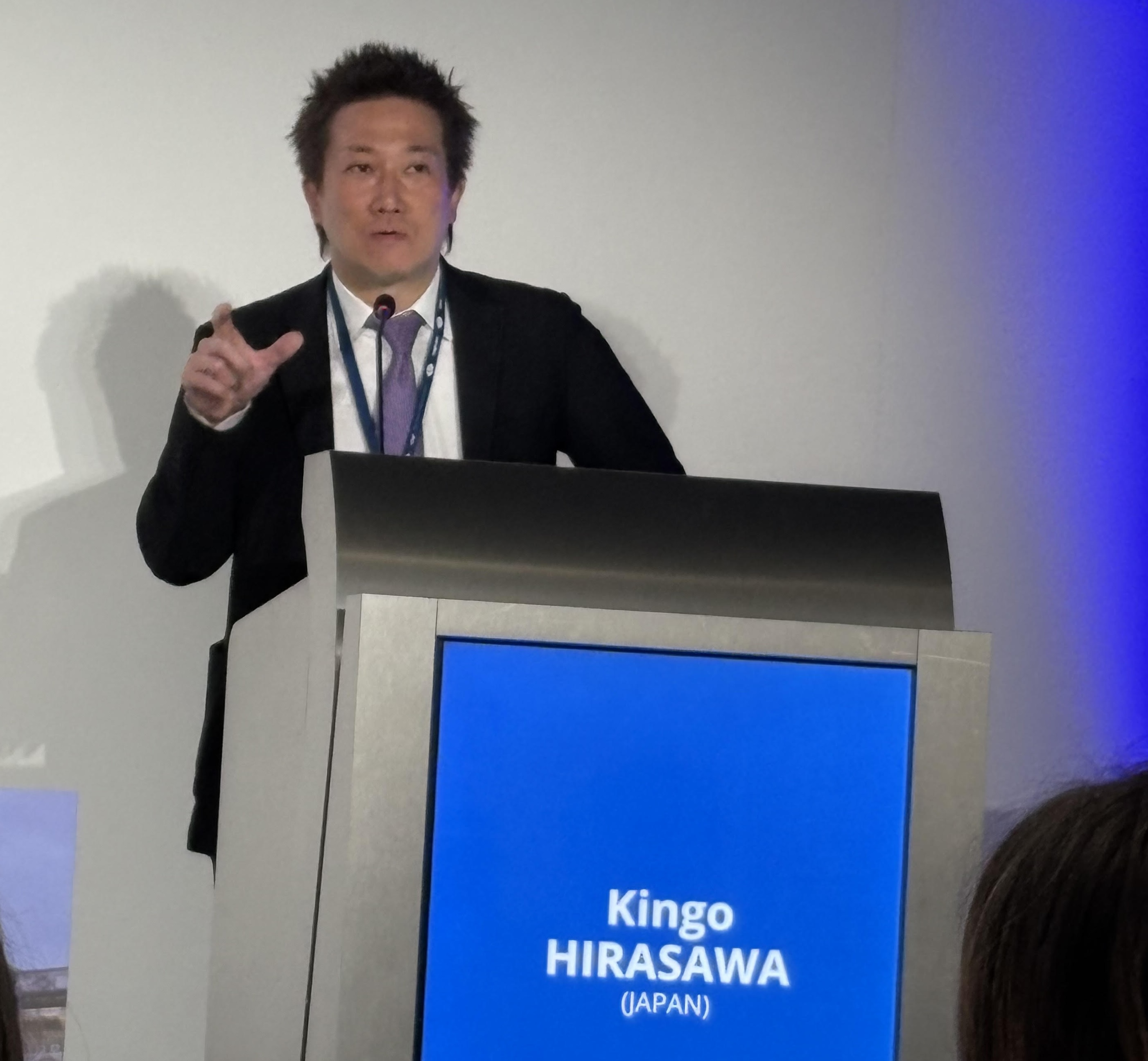 ESGE Days 2026で発表を行う平澤欣吾先生